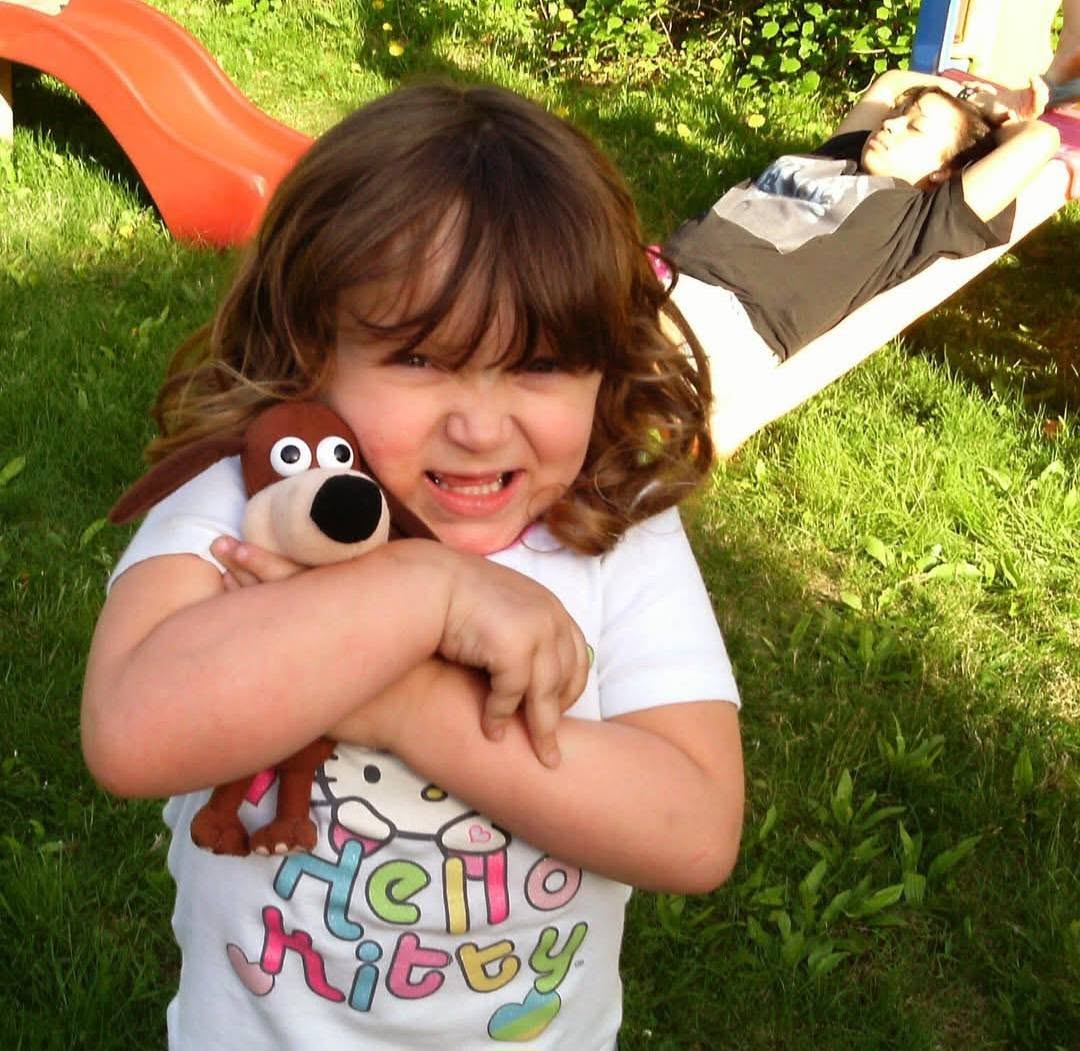 Kylee as a little girl